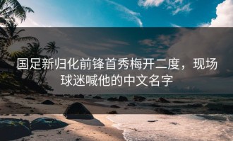 国足新归化前锋首秀梅开二度，现场球迷喊他的中文名字